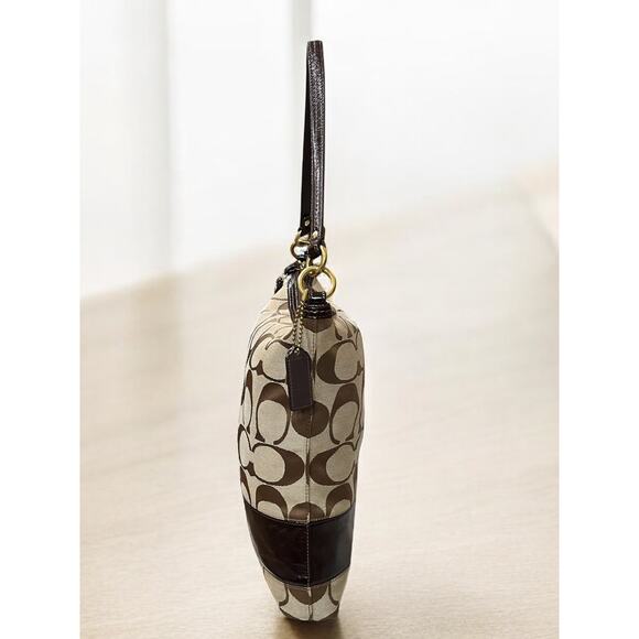 Y2K Coach 12824 Chelsea Signature Stripe Hobo Bag & Signature Long Wallet - Picture 4 of 16